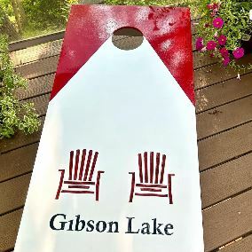 Engraved Epoxy Filled
Custom Corn Hole Game