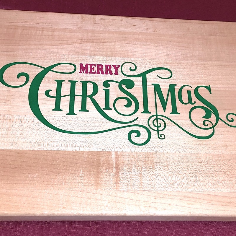 Christmas Themed Serving Board