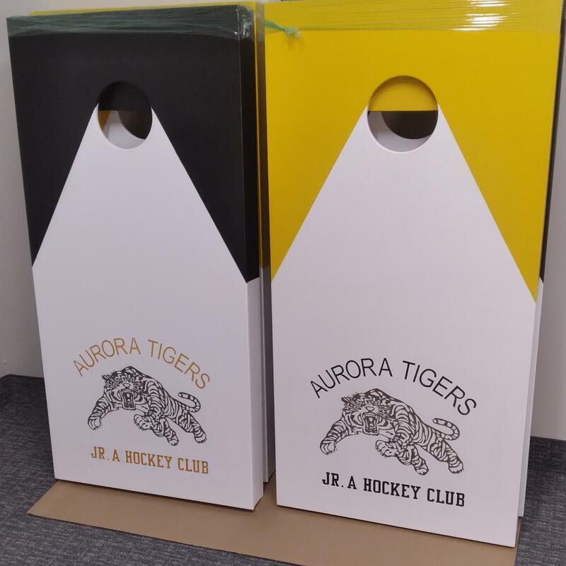 Corn Hole Games for local hockey team